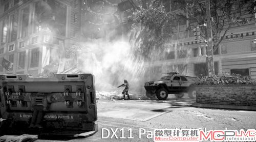 DirectX 11模式下，烟雾粒子在地面有自己的投影。