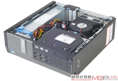 商用台式电脑的内部构造以紧凑、坚固、稳定、易维护为原则