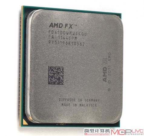 4100和FX 8150一样使用了Socket AM3+接口封装，比AM3多出两根针脚。除了华硕的部分8系列主板能，只有AMD 9系列主板能提供对它的支持。