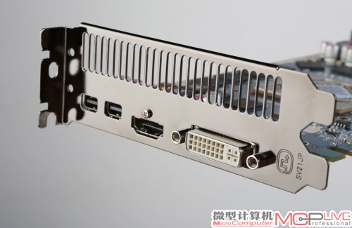 双Mini DisplayPort+DVI+HDMI接口