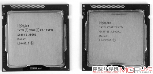 Core i7 3770K与E3-1230V2已分别成为高端发烧友与中端用户的爱。