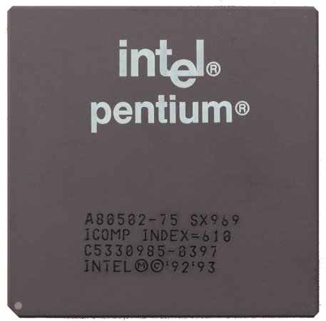 P54C核心早在古老的Pentium处理器上就得到了使用